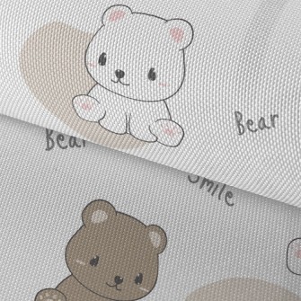 Smirking Bicolor Bear Waterproof Oxford