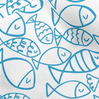 Fish Swarm Micro Fleece