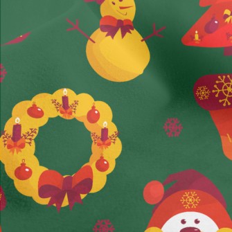 Christmas Candlelight Toys Micro Fleece