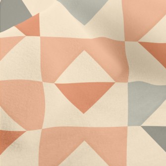 Block Changing Rhombus Micro Fleece