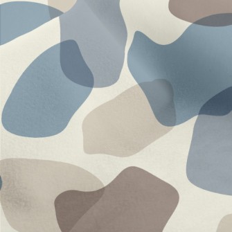 Overlapping Multi-colored Bloc Micro Fleece
