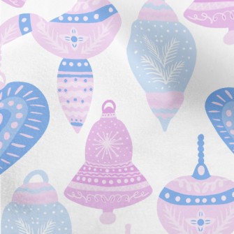 Exotic Christmas Ornaments Micro Fleece