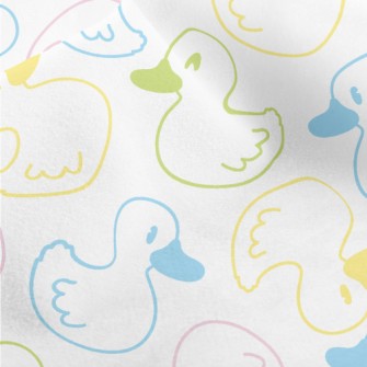 Colorful Little Duck Micro Fleece