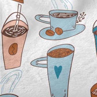 Warm Coffee Hot Cocoa Minky