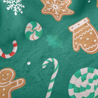 Merry Christmas Cookies Minky