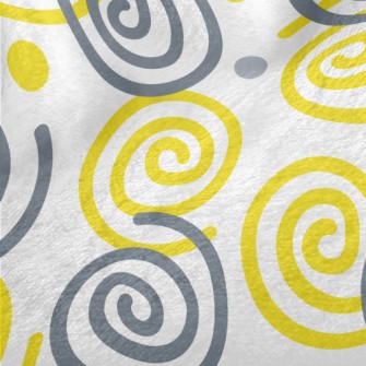 Two-tone Swirl Pattern Minky