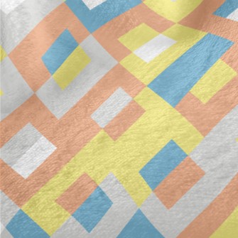 Stitching Contrasting Rhombus Minky