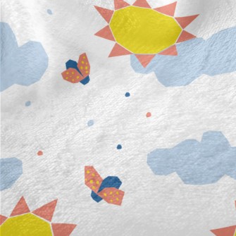 Geometric Sun Clouds Minky