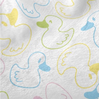 Colorful Little Duck Minky