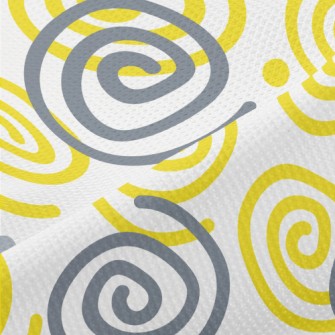 Two-tone Swirl Pattern Piqué