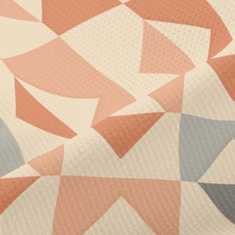 Block Changing Rhombus Piqué