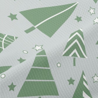 Live Star Christmas Tree Piqué