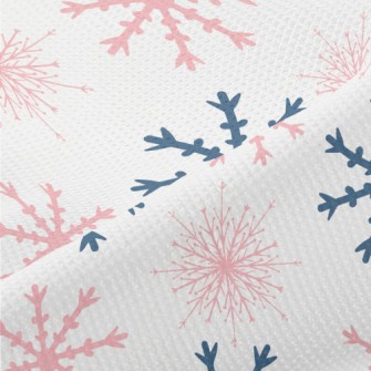 Beautiful Two-color Snowflakes Piqué