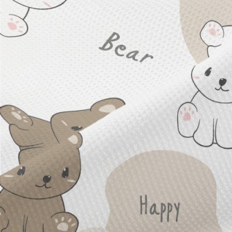 Smirking Bicolor Bear Piqué