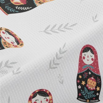 Colorful Russian Doll Piqué