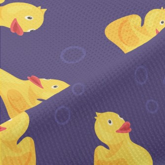 Leisurely Flat-billed Duck Piqué