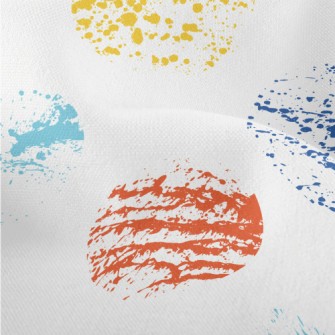 Rubbing Colorful Dots Lightweight Performance Linen