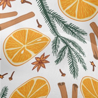 Orange Deadwood Cookies Lightweight Performance Linen