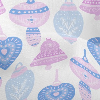 Exotic Christmas Ornaments Lightweight Performance Linen