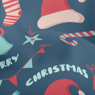 Merry Christmas Lightweight Performance Linen