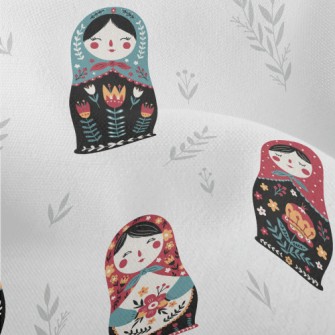 Colorful Russian Doll Lightweight Performance Linen