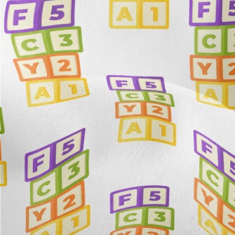 Block Numbers English Lightweight Performance Linen