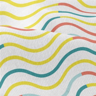 Gentle Zigzag Waves Modern Jersey