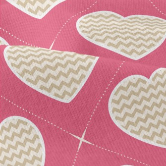 Zigzag Pattern Heart Modern Jersey