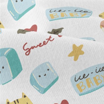 Cats Love To Drink Ice Milk Modern Jersey