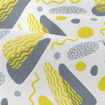 Wavy Geometric Color Blocks Modern Jersey
