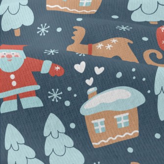 Santa Claus Delivering Gifts Modern Jersey