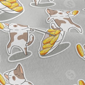 Dancing Coin Cat Modern Jersey