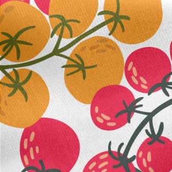 Small Sweet And Sour Tomatoes Jersey Backed Fleece