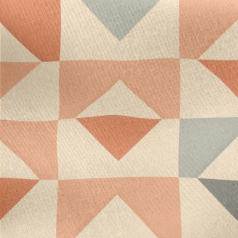 Block Changing Rhombus Jersey Backed Fleece
