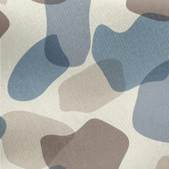Overlapping Multi-colored Bloc Jersey Backed Fleece