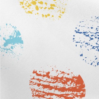 Rubbing Colorful Dots Pongee