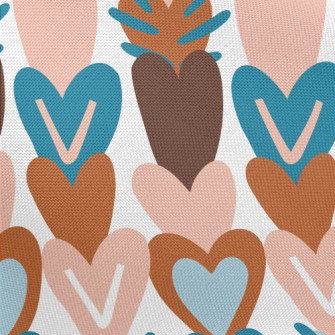 Heart-to-heart Love String Pongee