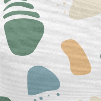 Abstract Irregular Color Block Pongee
