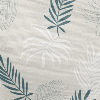 Elegant And Flowing Leaves Pongee
