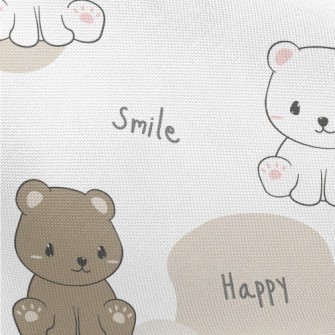 Smirking Bicolor Bear Pongee