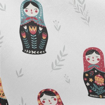 Colorful Russian Doll Pongee