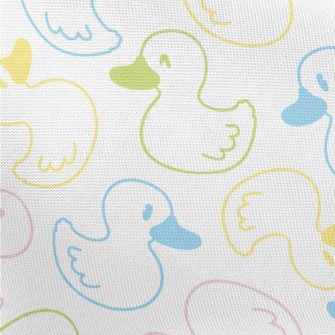 Colorful Little Duck Pongee