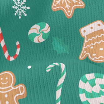 Merry Christmas Cookies Stretch Jersey