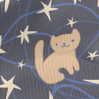 Cute Star Cat Stretch Jersey