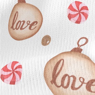 Cute Text Pendant Stretch Jersey