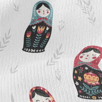 Colorful Russian Doll Stretch Jersey