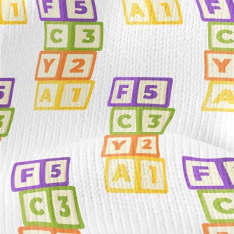 Block Numbers English Stretch Jersey