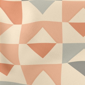 Block Changing Rhombus Lightweight Cotton Poplin