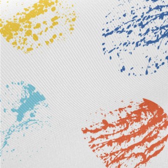 Rubbing Colorful Dots Midweight Cotton Poplin