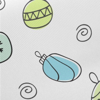 Small Christmas Decoration Bel Midweight Cotton Poplin